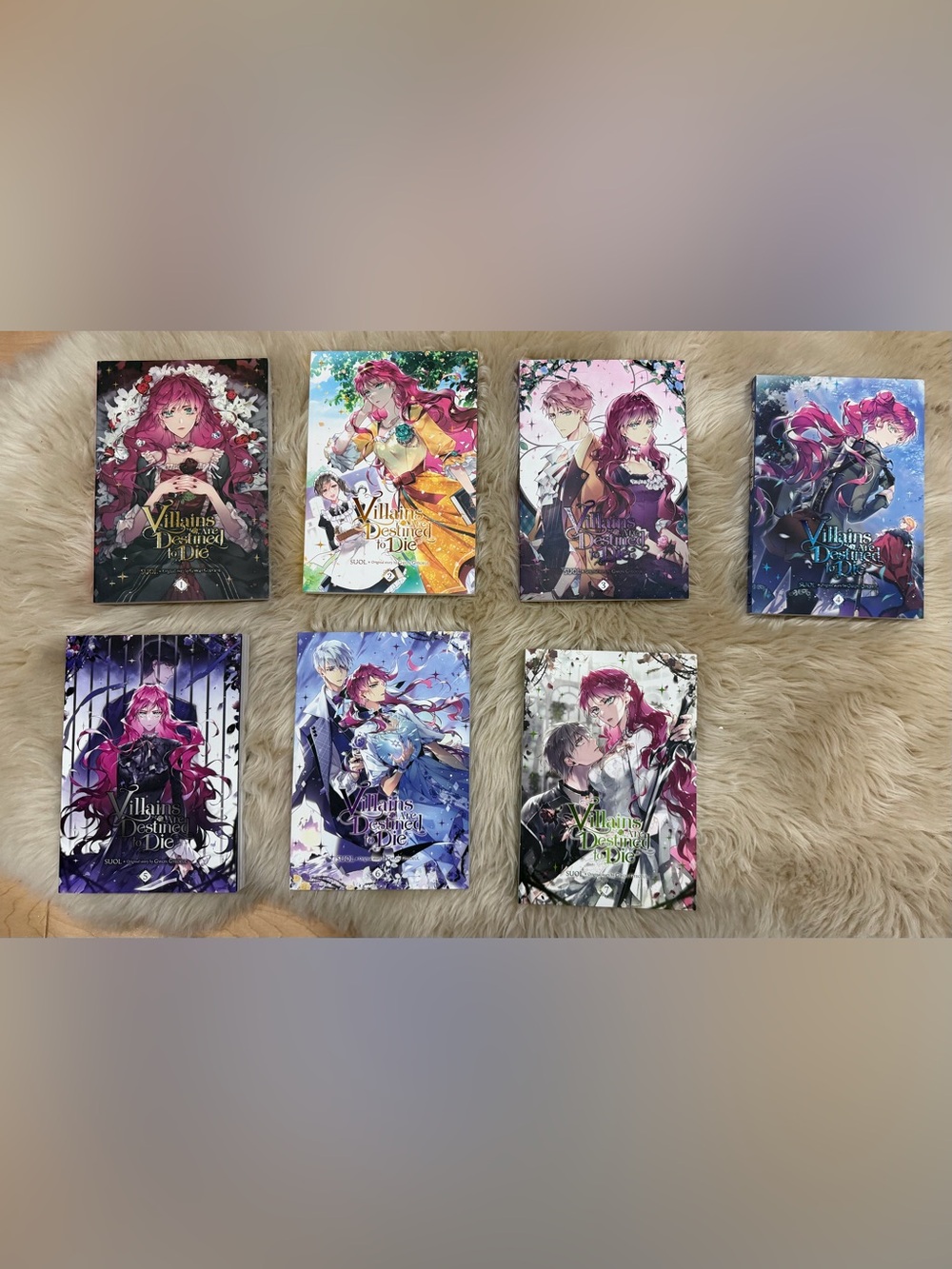 Villains Are Destined to Die Vol 1-7 English Manhwa Set -Like New Manga SUOL